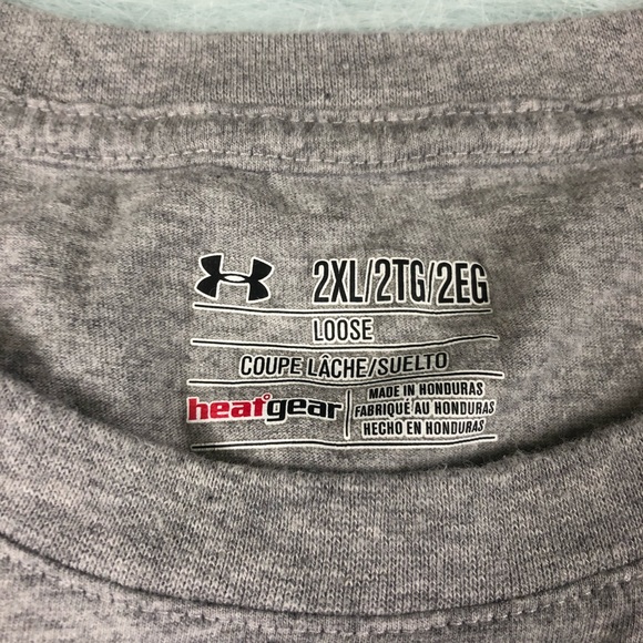 Under Armour Football Heat Gear T Shirt XXL - Picture 3 of 5
